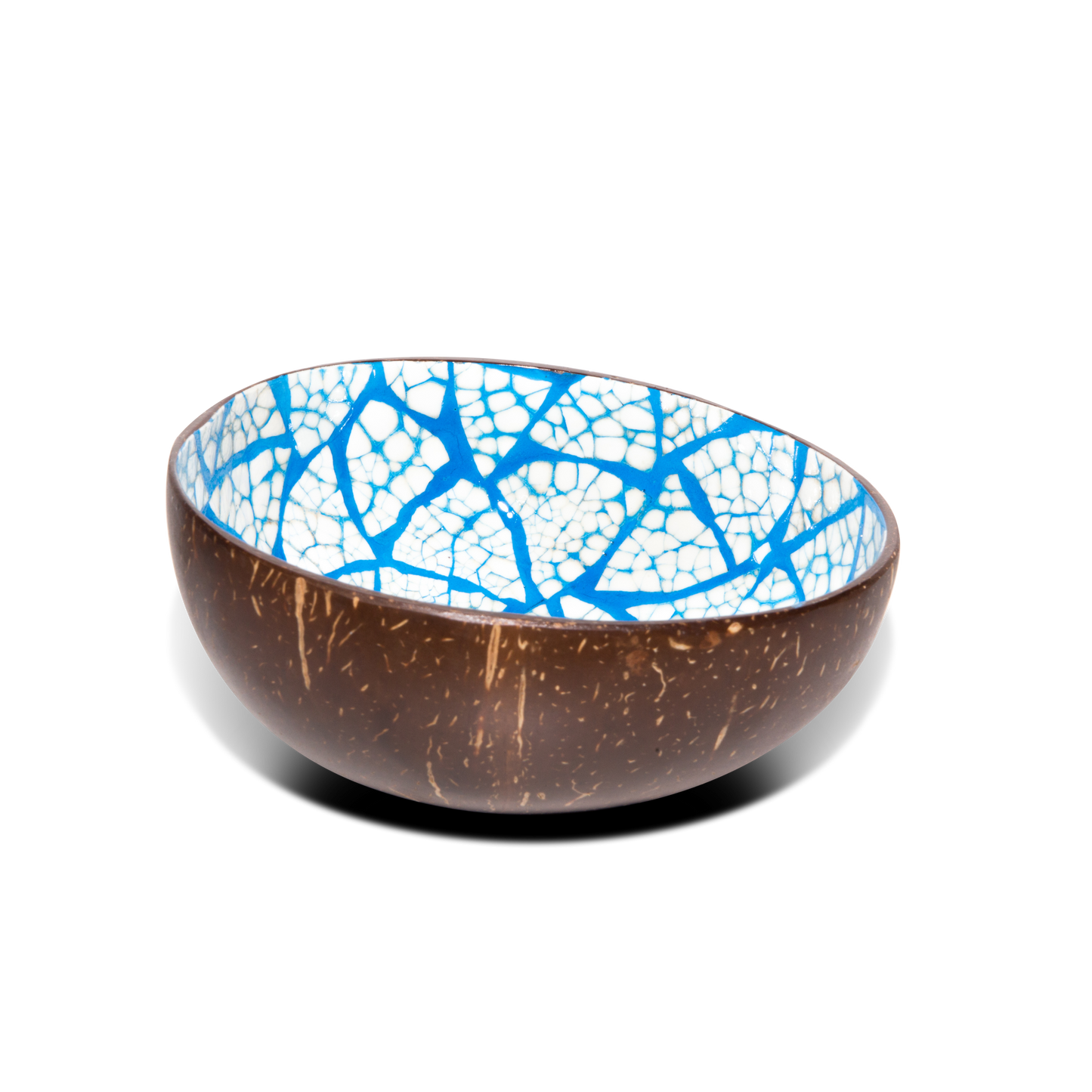 blauwe kokosnootpotje