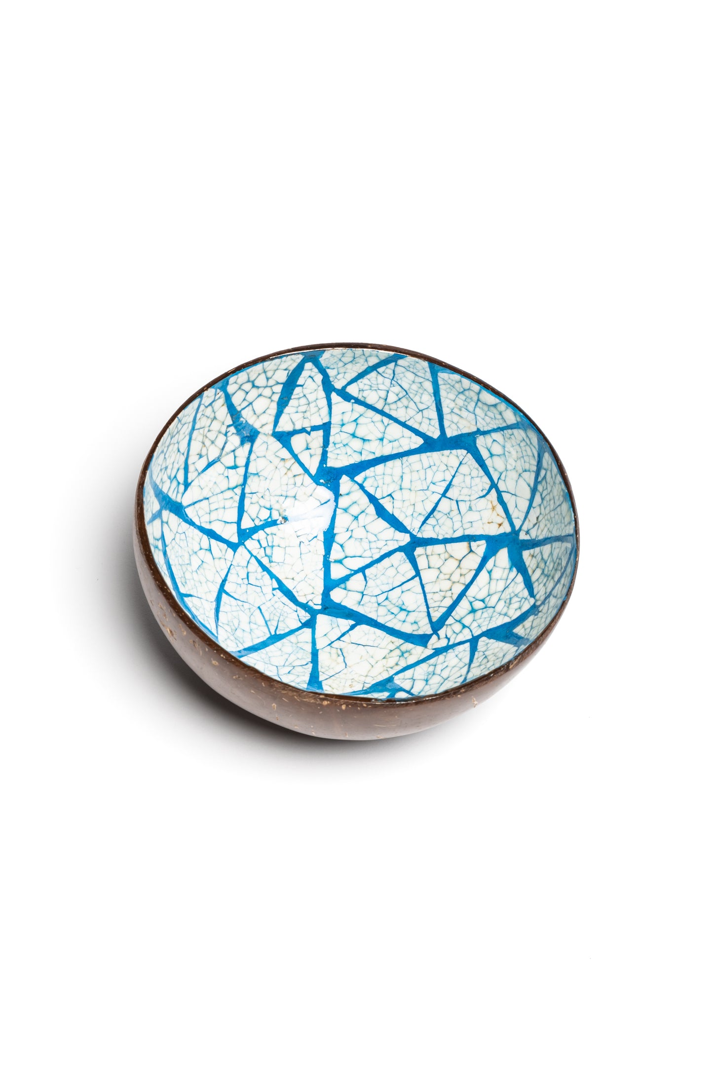 blauwe kokosnootbowl