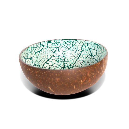 groen kokosnootpotje