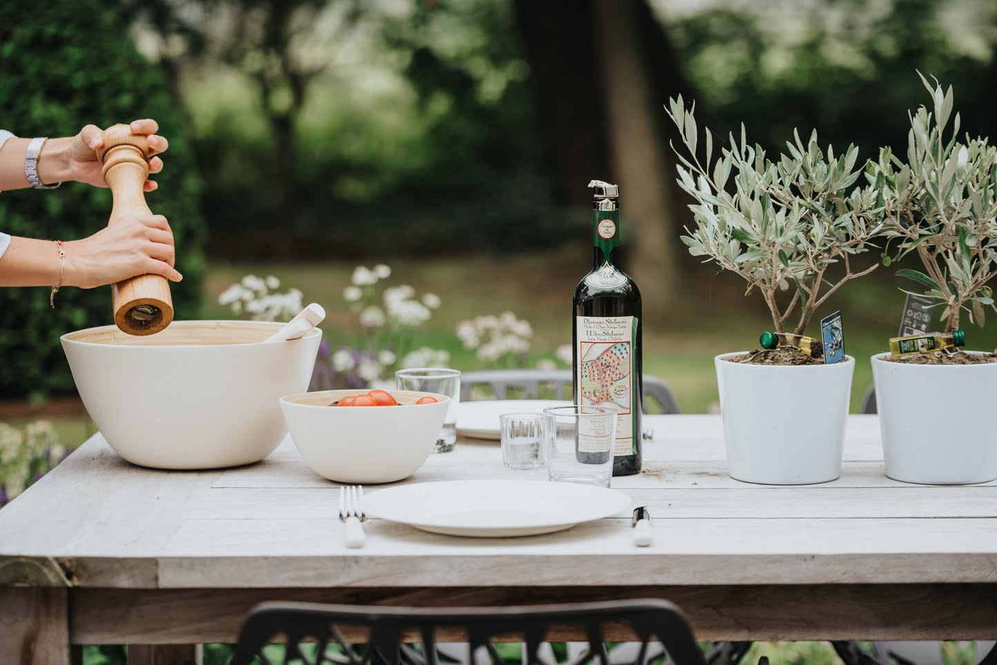 Bamboo set + Grijpers