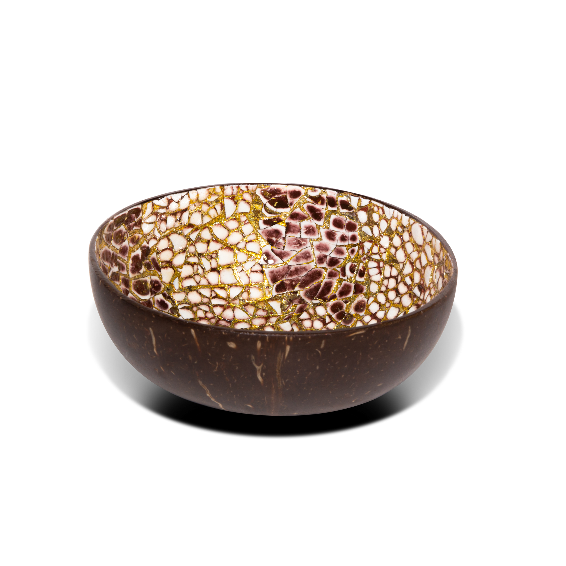 COCONUT BOWL BRUIN EN GOUD