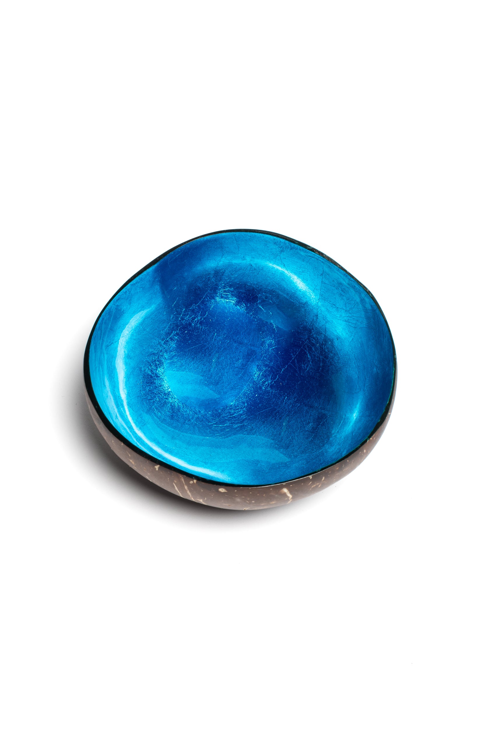 blauwe kokosnootpotje